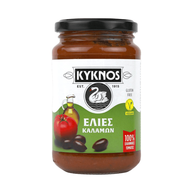 Kyknos Tomatensosse mit Oliven Kalamon 350g - GM Markt Eshop