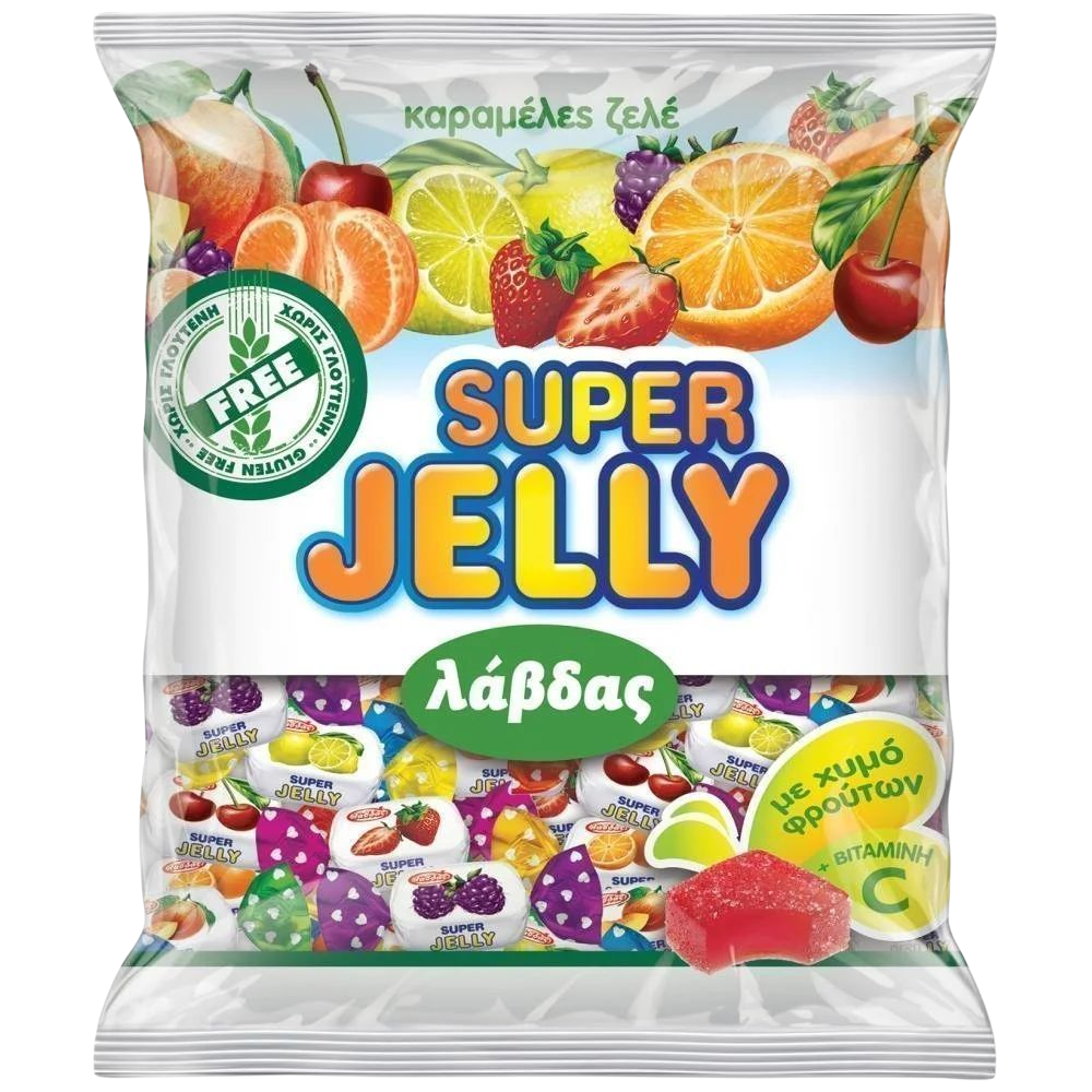 Lavdas Super Jelly Pop Bonbons 200g - GM Markt Eshop