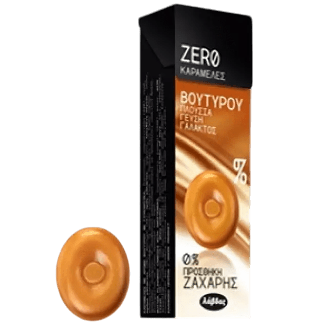 Lavdas Zero Bonbons Butter ohne Zucker 32g - GM Markt Eshop