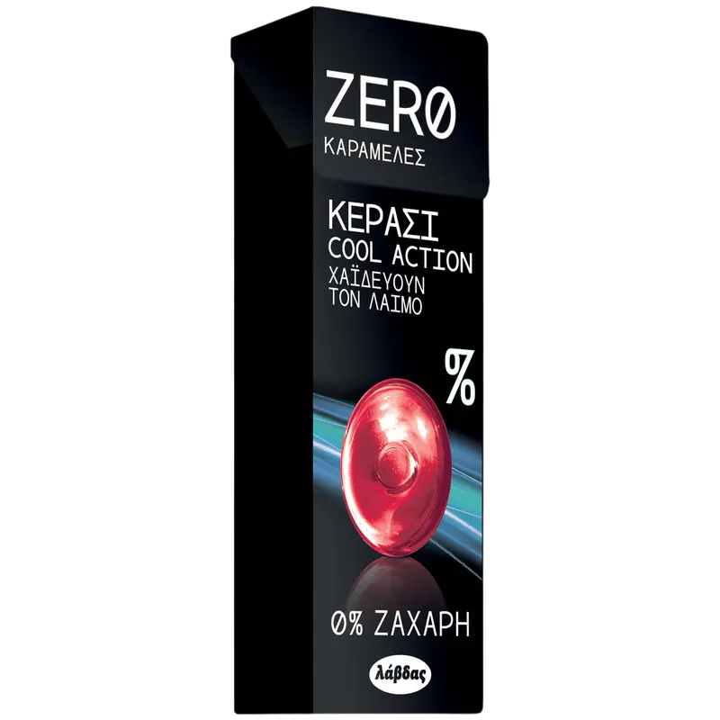 Lavdas Zero Bonbons Kirsche ohne Zucker 32g (Schokolade & Süssigkeiten) - Bild 1