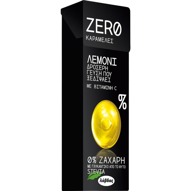 Lavdas Zero Bonbons Zitrone ohne Zucker 32g (Schokolade & Süssigkeiten) - Bild 1