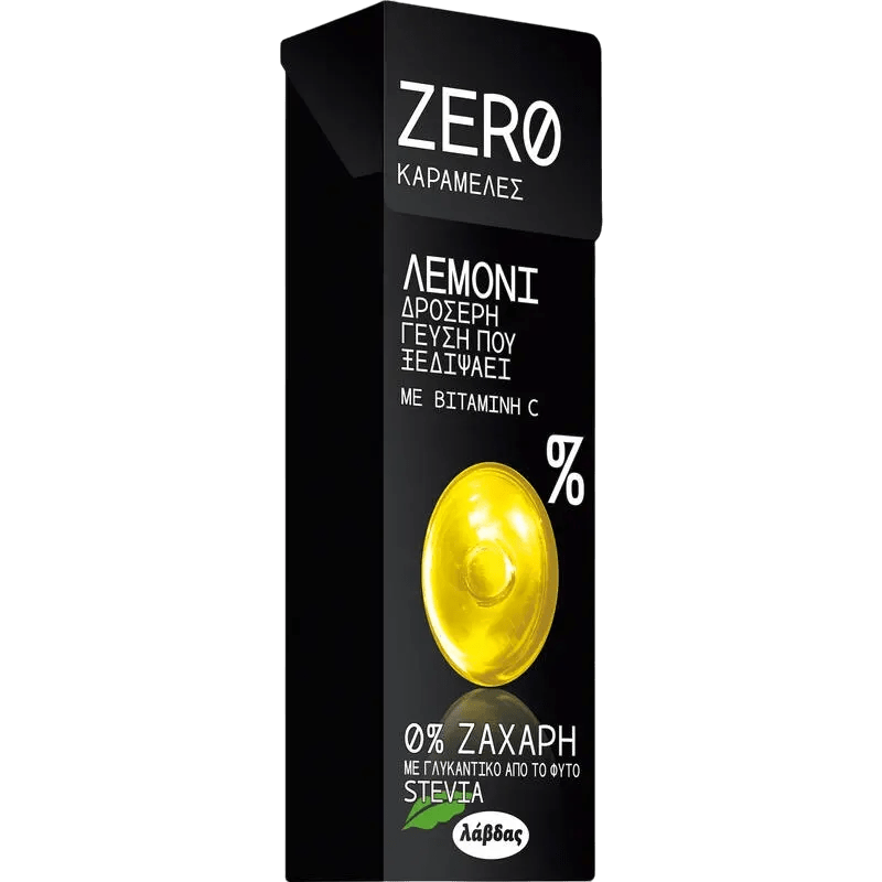 Lavdas Zero Bonbons Zitrone ohne Zucker 32g - GM Markt Eshop