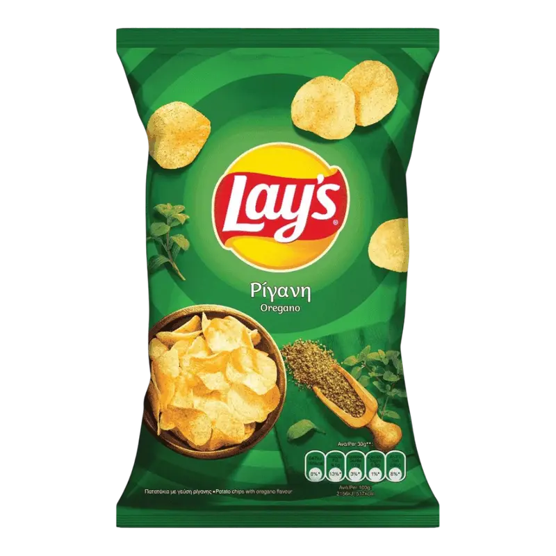 Lay's Kartoffelchips mit Oregano 70g (Snacks & Croissants) - Bild 1