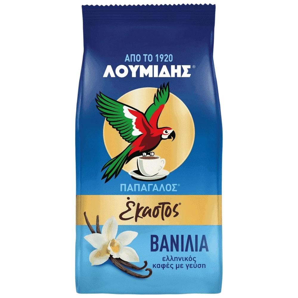 Loumidis Mokka mit Vanillegeschmack 90g (Kaffee & Milch) - Bild 1