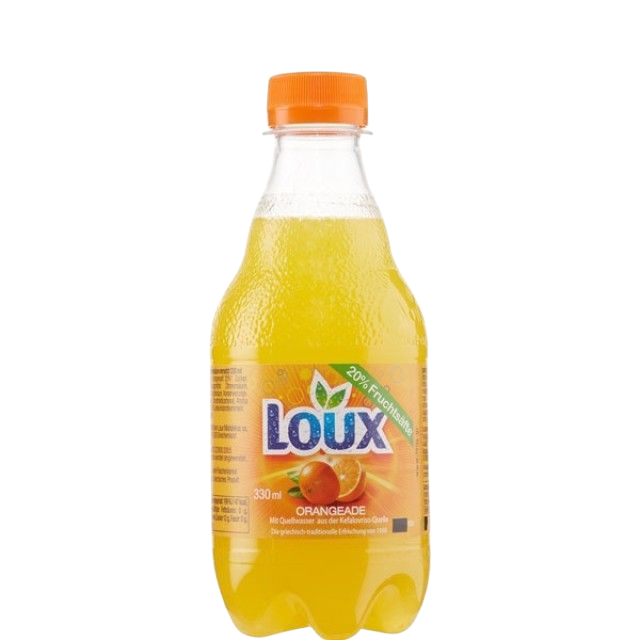 Loux Orangenlimonade Fruchtsaftgetränk 330 ml - GM Markt Eshop
