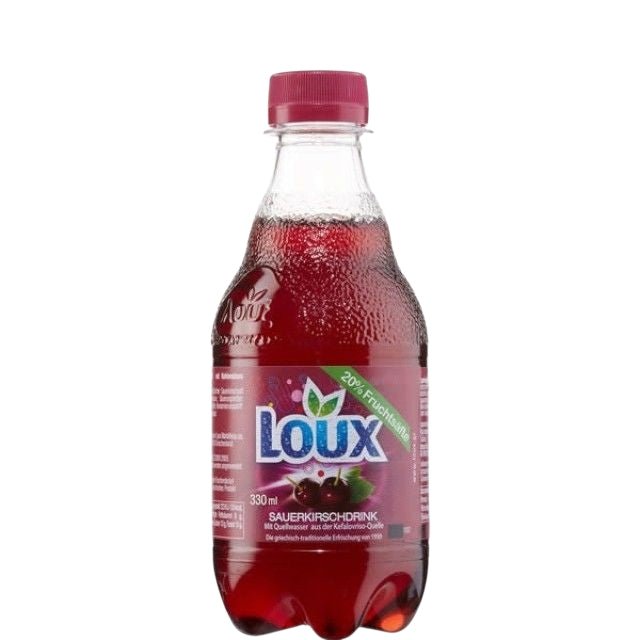 Loux Sauerkirschlimonade Fruchtsaftgetränk 330 ml (Pf) - GM Markt Eshop