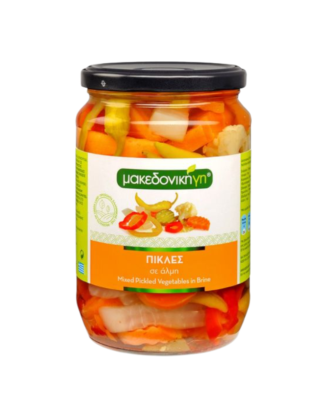 Makedoniki Pickles Eingelegte Mix Glas 690g (Fertiggerichte & Konserven) - Bild 1