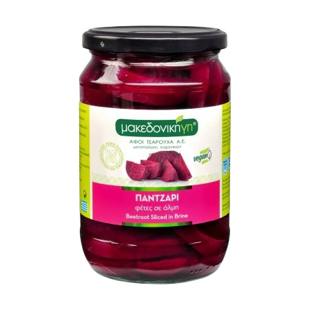 Makedoniki rote Beete geschnitten im Glas 710g (Fertiggerichte & Konserven) - Bild 1