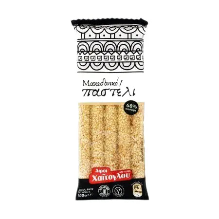 Makedoniko Pasteli (Krokant) mit Sesam 100g (Nüsse & Pasteli & Cerealien) - Bild 1