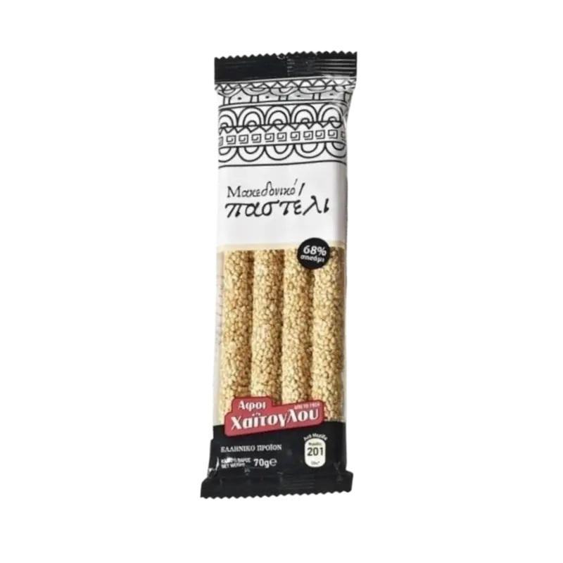 Makedoniko Pasteli (Krokant) mit Sesam 70g (Nüsse & Pasteli & Cerealien) - Bild 1