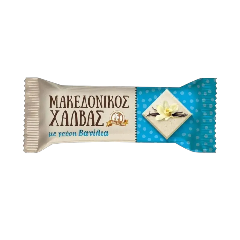 Makedonikos Halva Portion mit Vanille 40g (Honig & Tahini & Halva) - Bild 1