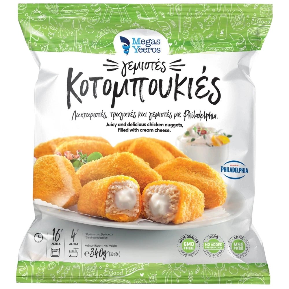 Megas Yeeros Hähnchen Nuggets mit Philadelphia 10St / 340g - GM Markt Eshop