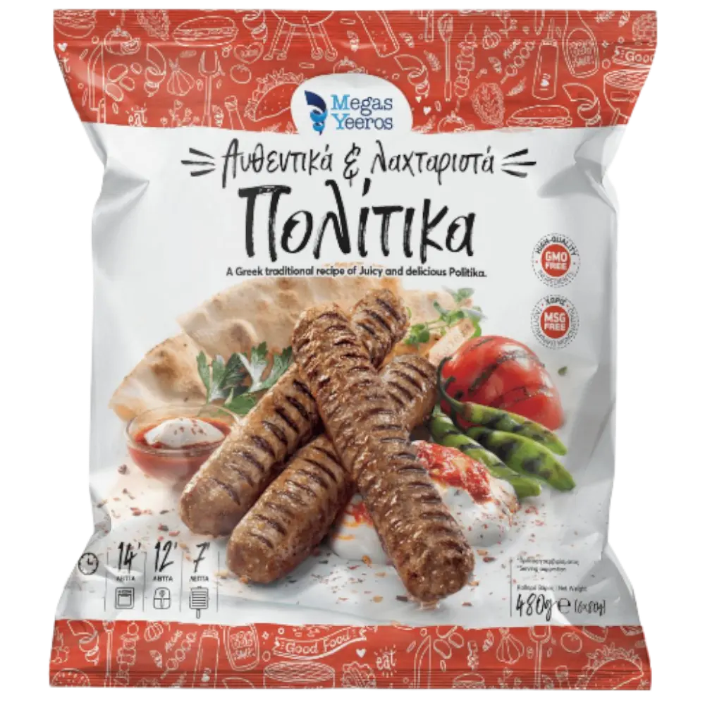 Megas Yeeros Politisch Kebab Authentisch 480g / 6 Stück (Fleisch) - Bild 1