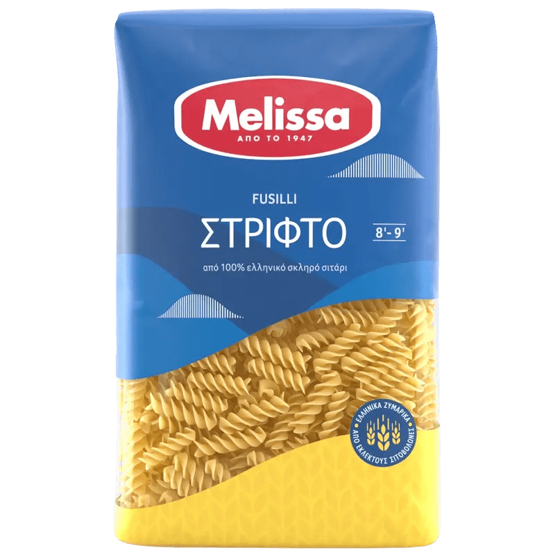 Melissa Pasta Fusilli (Strifto) 500g - GM Markt Eshop