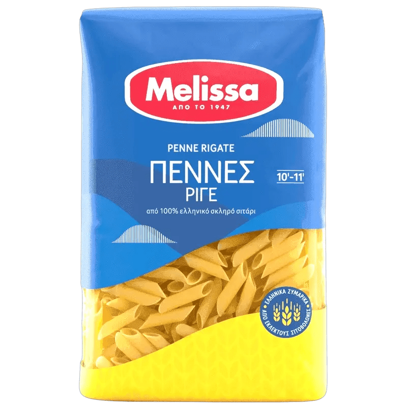 Melissa Pasta Pennes Gestreift (Rigate) 500g - GM Markt Eshop