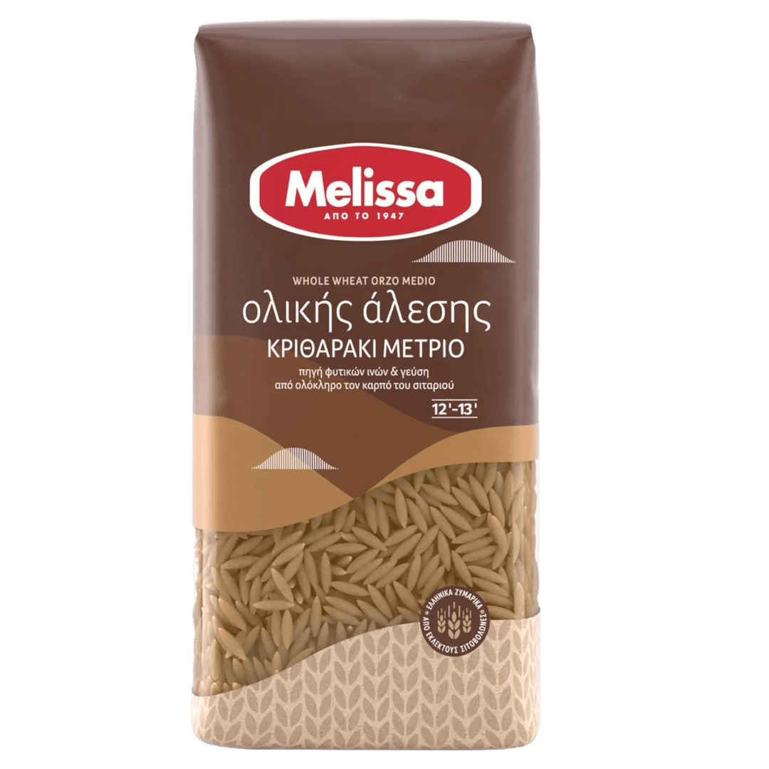 Melissa Reisnudeln Kritharaki Vollkorn mittel 500g - GM Markt Eshop