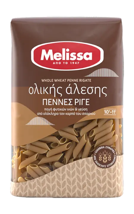 Melissa Vollkornpenne Gestreift 500g (Pasta & Nudeln) - Bild 1