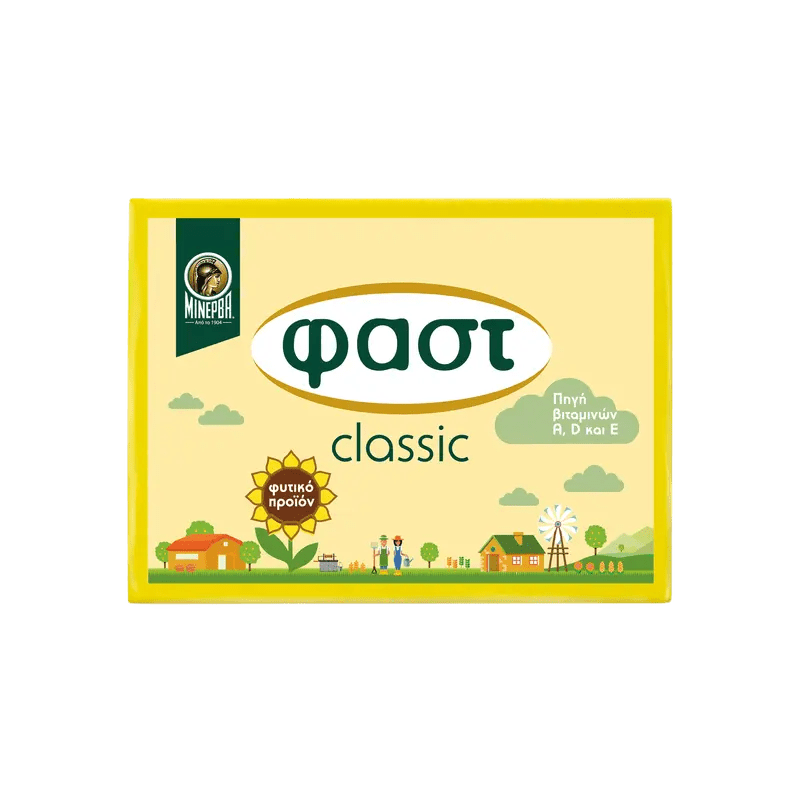 Minerva Fast Margarine Classic 225g - GM Markt Eshop