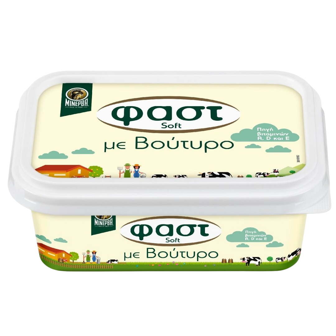 Minerva Fast Margarine Soft mit Butter 225g (Margarine & Butter) - Bild 1