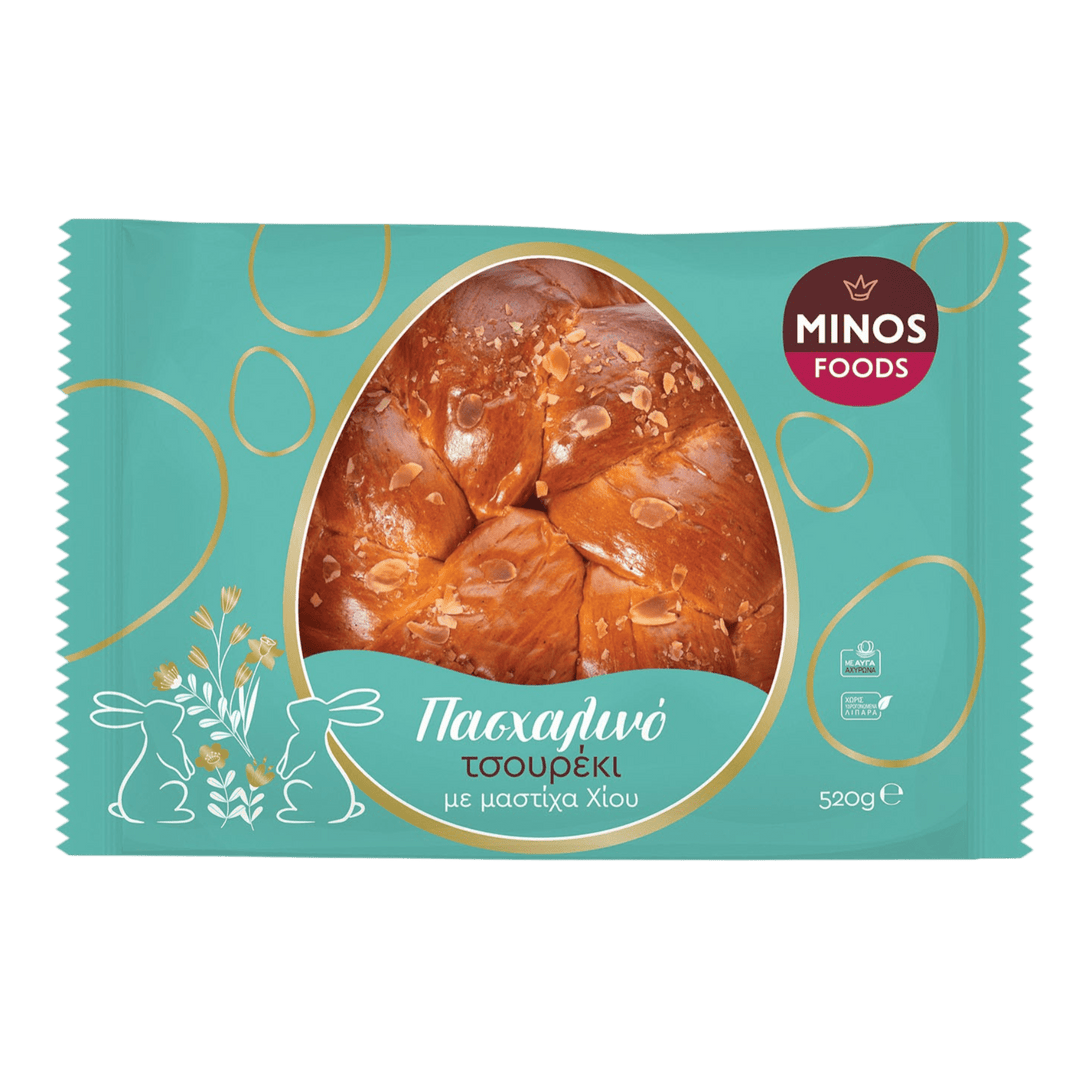Minos Osterbrioche (Tsoureki) mit Mastix Chiou 520g - GM Markt Eshop