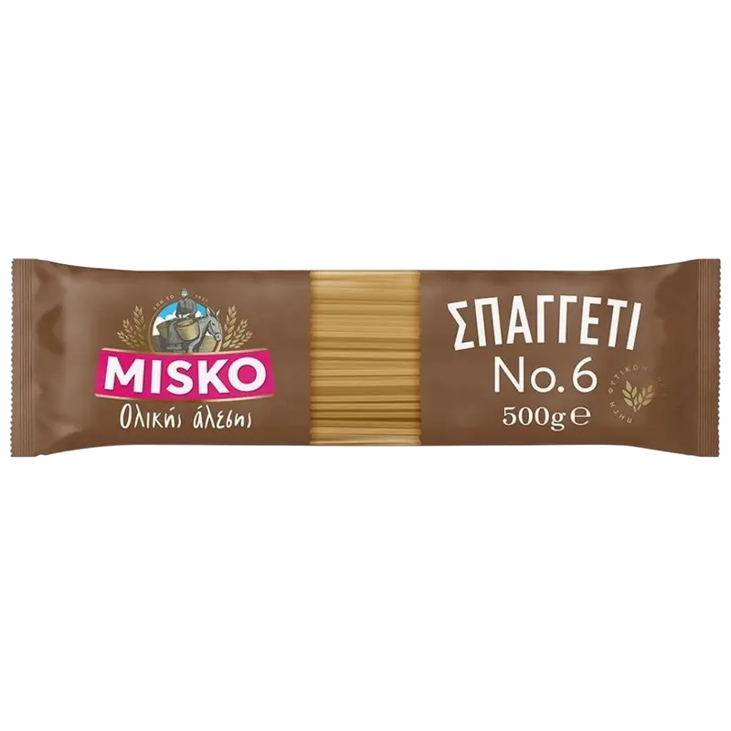 Misko Vollkornspaghetti No6 500g (Pasta & Nudeln) - Bild 1