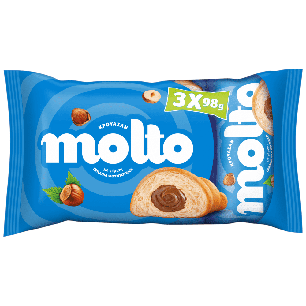 Molto Croissant mit Praline 3 x 98g - GM Markt Eshop