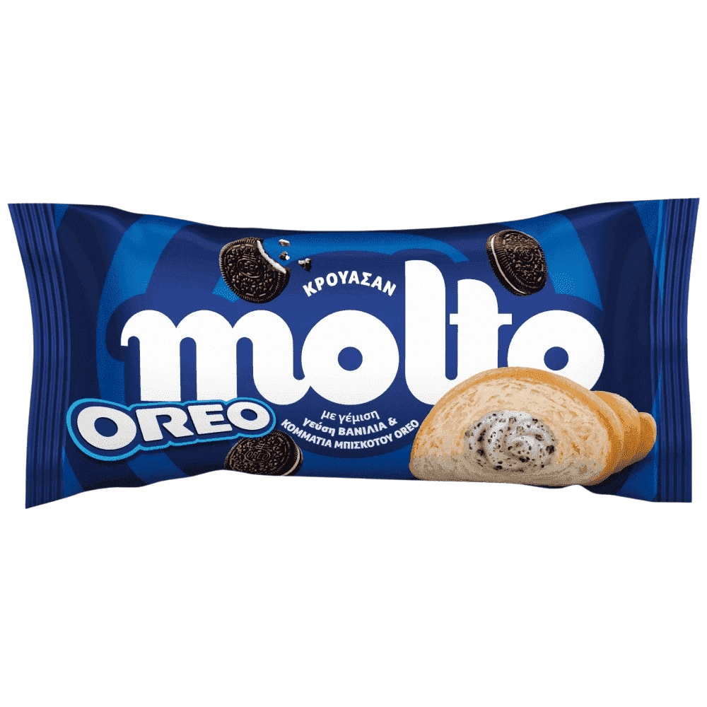 Molto Croissant Oreo Vanille Cream & Cookies 98g - GM Markt Eshop