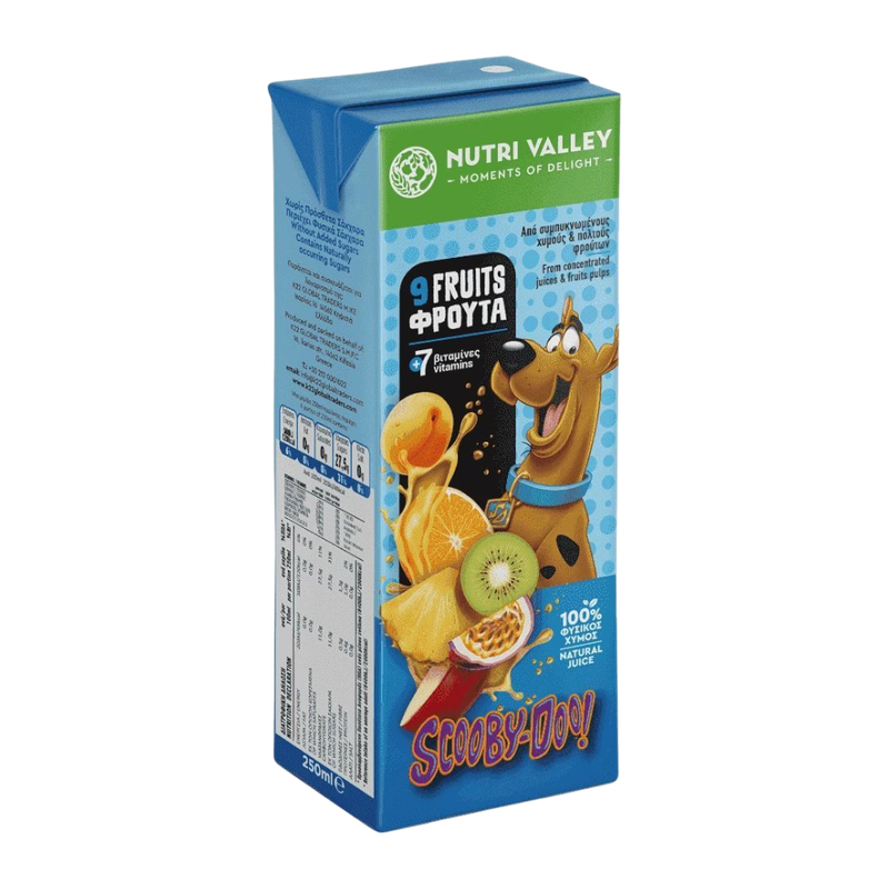 Nutri Valley Saft mit 9 Früchte Scooby-Doo 250 ml (Säfte & Getränke) - Bild 1