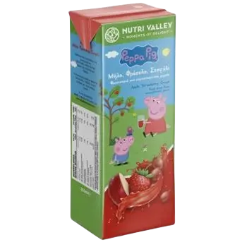 Nutri Valley Saft Peppa Pig Apfel / Erdbeere/Traube 250 ml (Säfte & Getränke) - Bild 1