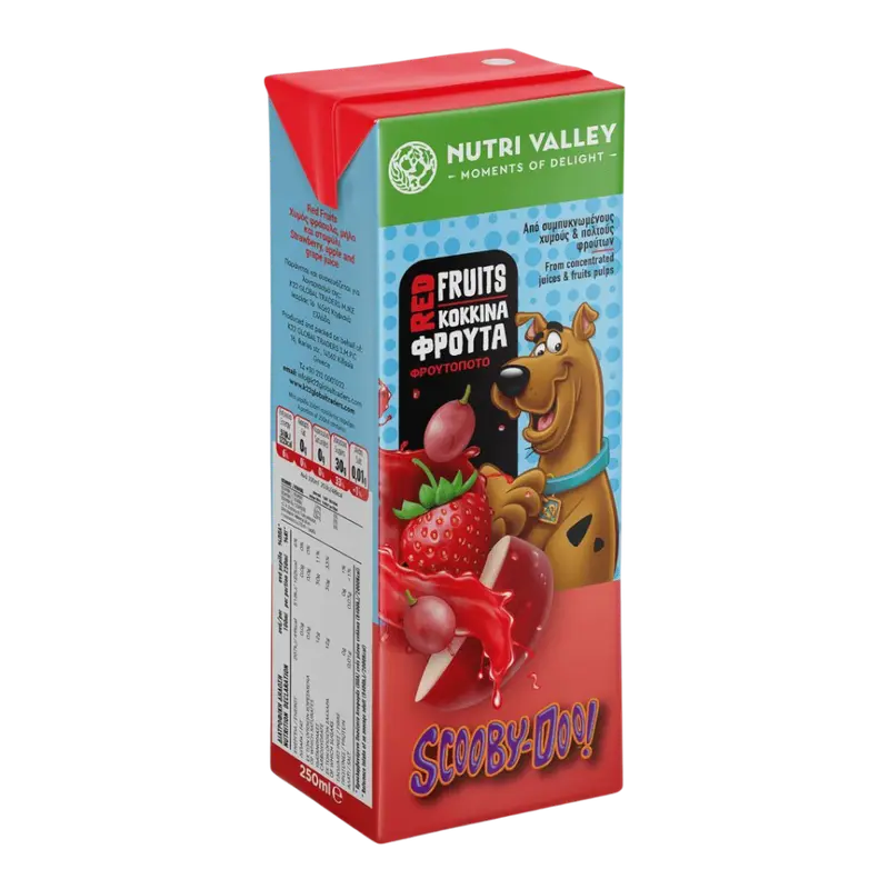 Nutri Valley Saft rote Früchte Scooby - Doo 250 ml - GM Markt Eshop