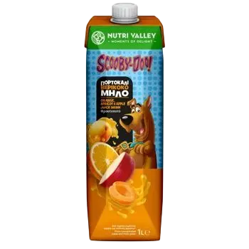 Nutri Valley Saft Scooby - Doo Apfel / Orange/Aprikose 1 Liter - GM Markt Eshop
