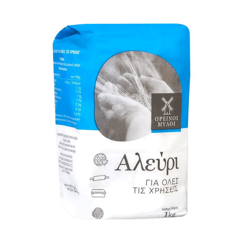 Orini Myloi Mehl für alle Zwecke 1 kg - GM Markt Eshop