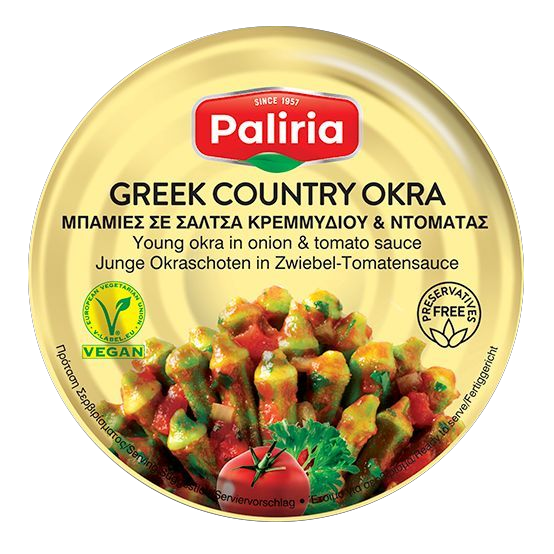 Palirria Okra fein in Zwiebel & Tomatesosse 280g (Fertiggerichte & Konserven) - Bild 1