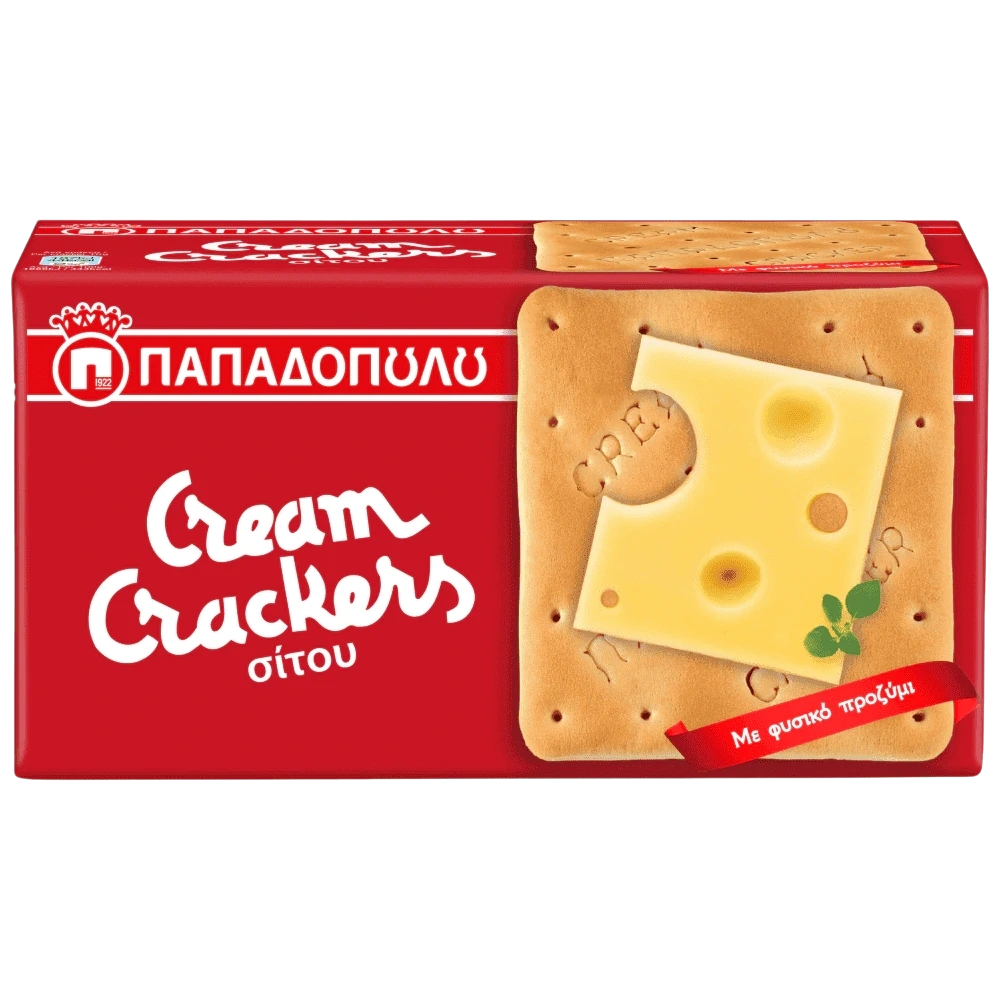 Papadopoulos Cream Crackers Weizen 140g (Gebäck & Kekse) - Bild 1