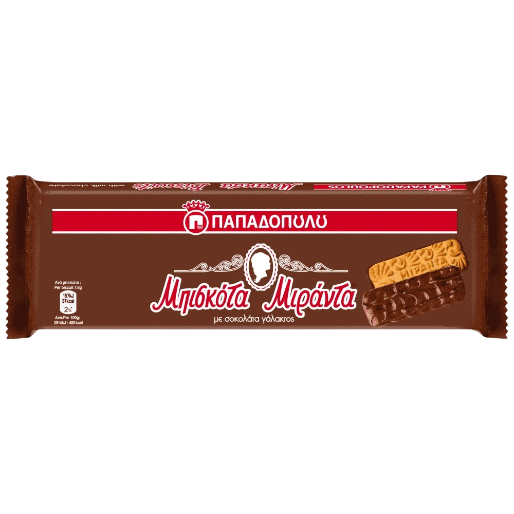 Papadopoulos Kekse Miranta mit Kakao & Schokolade 130g (Gebäck & Kekse) - Bild 1