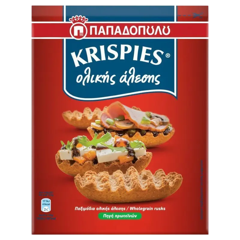 Papadopoulos Zwieback (Krispies) Vollkorn 200g (Gebäck & Kekse) - Bild 1