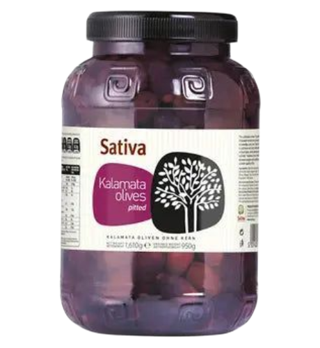 Sativa Oliven Kalamon ohne Kern extra gross 900g 201 / 230 (Öl & Oliven) - Bild 1