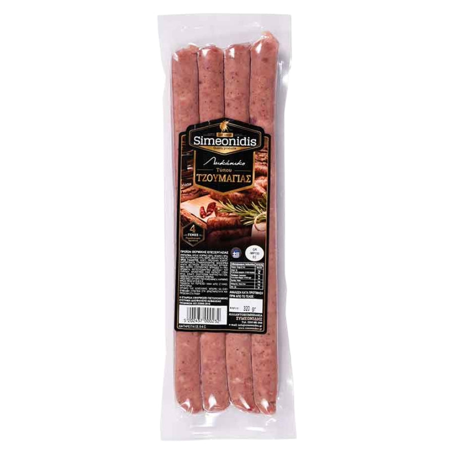 Simeonidis Würstchen Tsoumagias-Type 320g (Wurst & Fleisch) - Bild 1