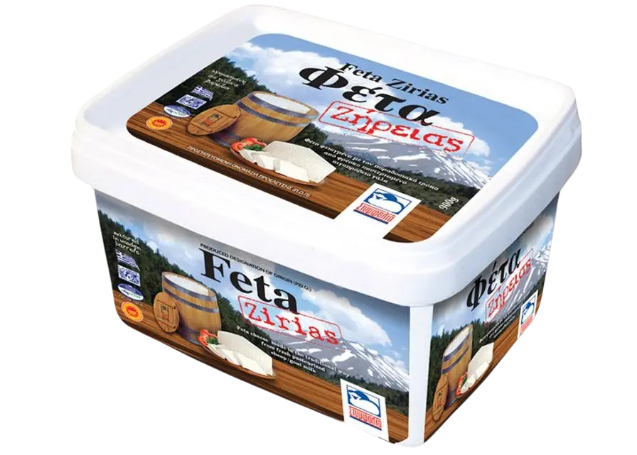 Stymfalia Feta Zirias aus Schaf-Ziegenmilch in Salzlake 400g (Feta) - Bild 1
