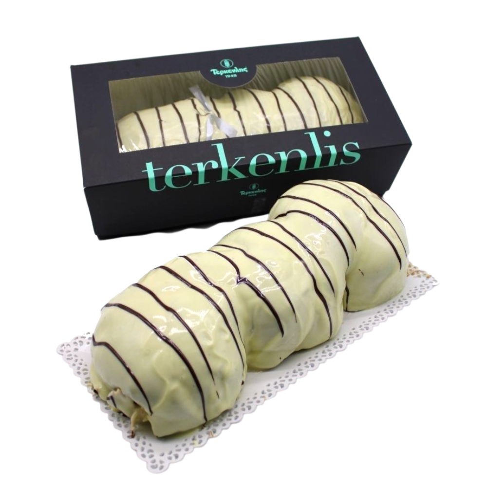 Terkenlis Tsoureki gefüllt mit Kastanien & weiss Schokolade 440g (Saisonale Produkte) - Bild 1