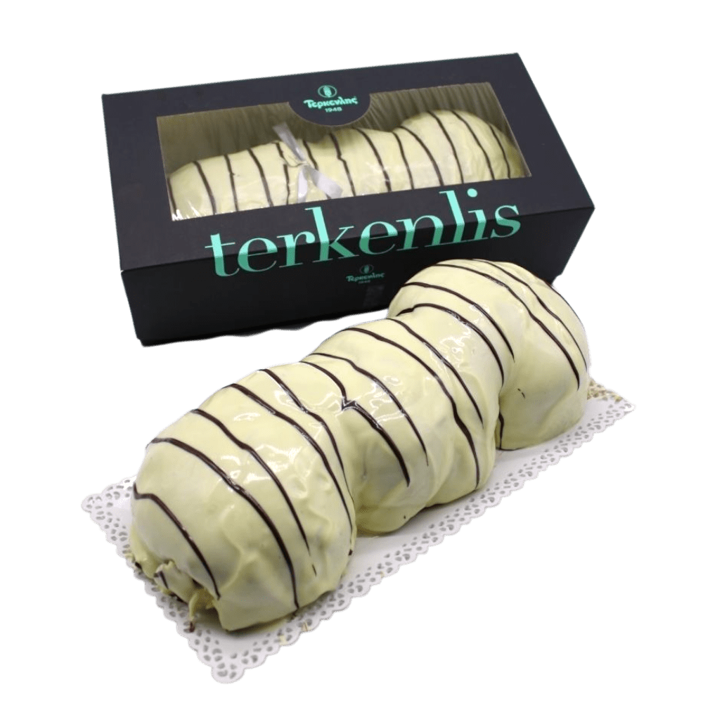 Terkenlis Tsoureki gefüllt mit Kastanien & weiss Schokolade 440g - GM Markt Eshop