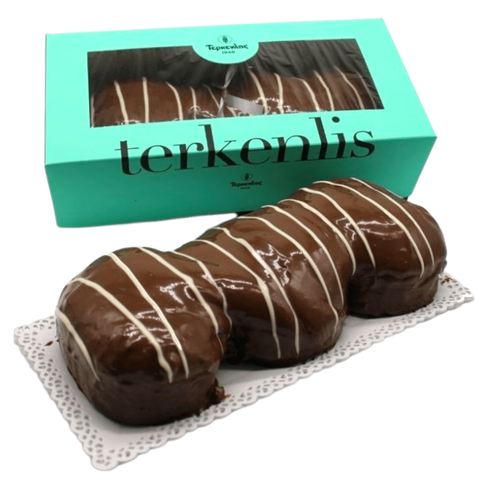 Terkenlis Tsoureki gefüllt mit Schwarz Schokolade 440g - GM Markt Eshop