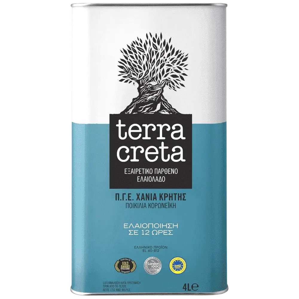 Terra Creta extra reines Olivenöl Pgi Chania 4 Liter (Öl & Oliven) - Bild 1