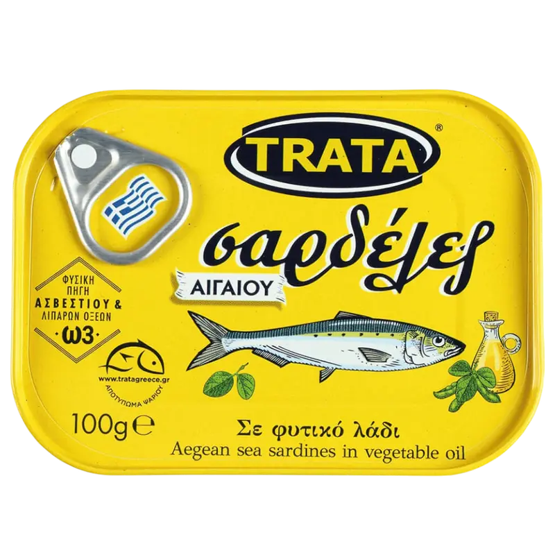 Trata Sardinen in Pflanzenöl 100g (Fertiggerichte & Konserven) - Bild 1