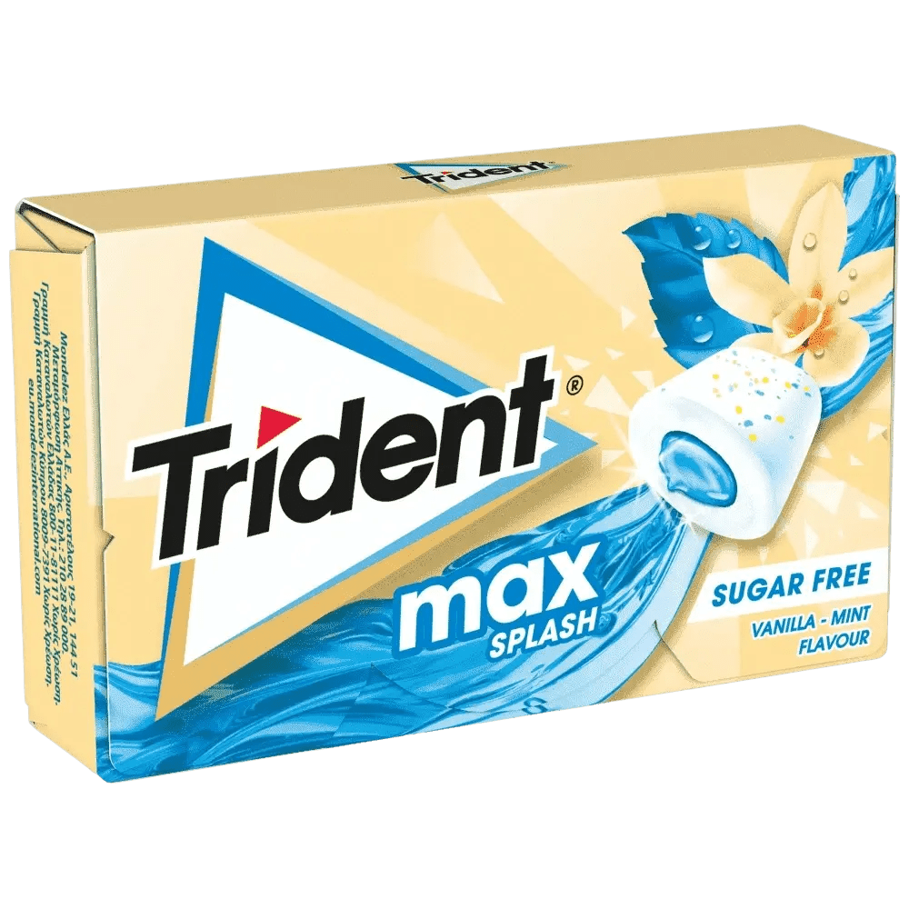 Trident Long Lasting Kaugummi Vanille & Minze 22g - GM Markt Eshop