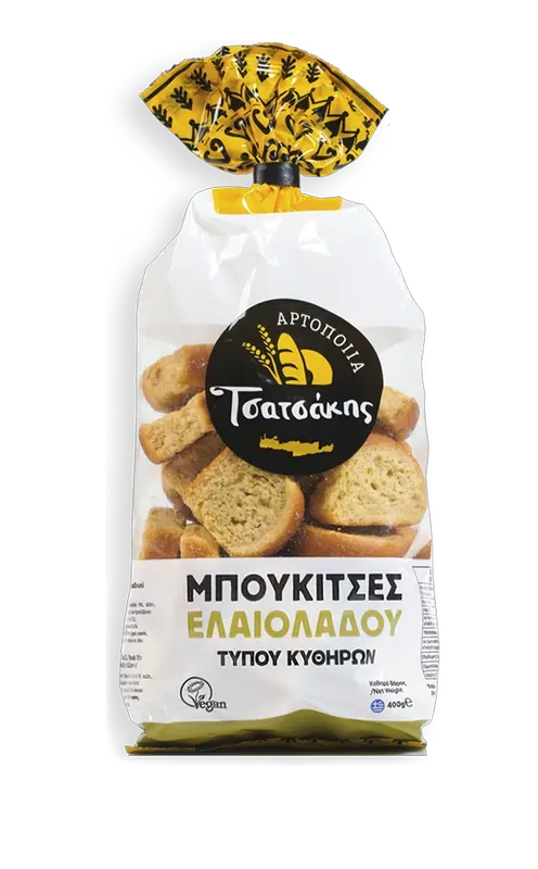 Tsatsakis Zwieback Bites aus Kythira mit Olivenöl 400g (Gebäck & Kekse) - Bild 1