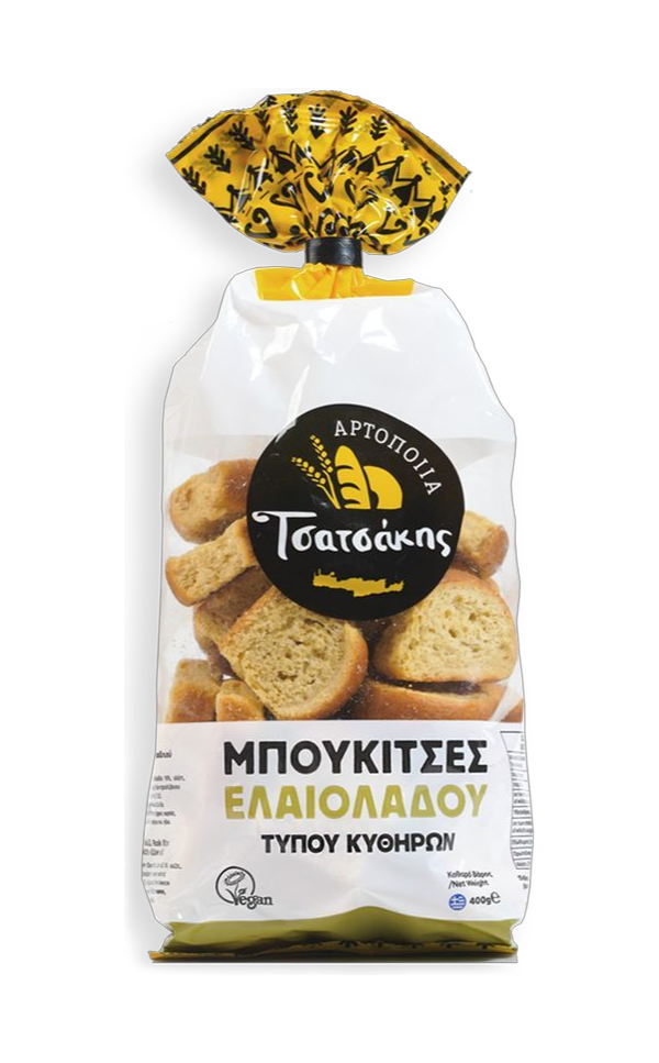 Tsatsakis Zwieback Bites aus Kythira mit Olivenöl 400g (Gebäck & Kekse) - Bild 1