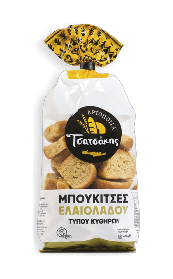 Tsatsakis Zwieback Bites aus Kythira mit Olivenöl 400g - GM Markt Eshop