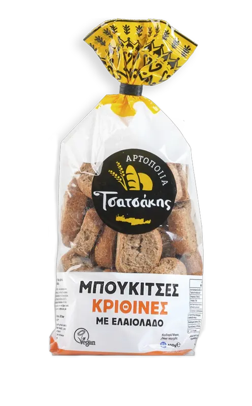 Tsatsakis Zwieback Bites Gerste mit Olivenöl 400g (Gebäck & Kekse) - Bild 1