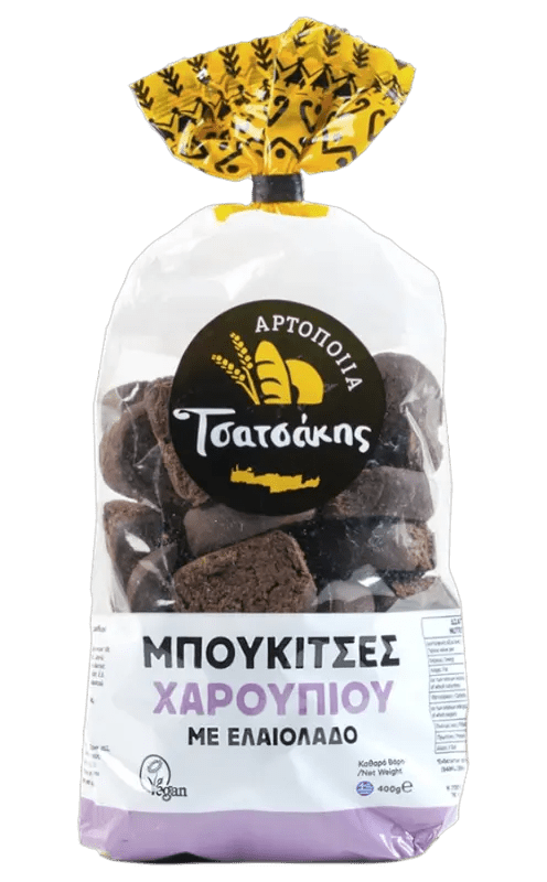 Tsatsakis Zwieback Bites mit Johannisbrot & Olivenöl 400g - GM Markt Eshop